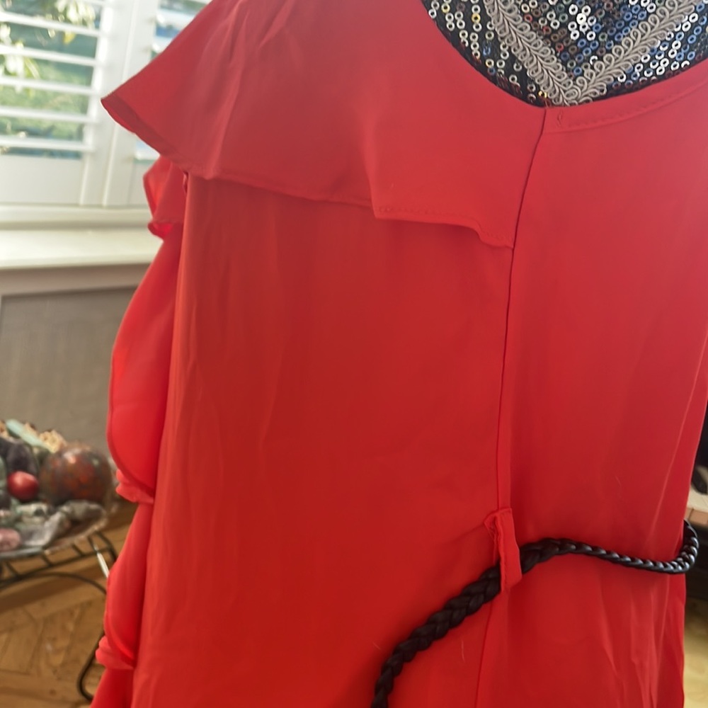 Ya Los Angeles Spring Ruffle Dress NWT - Picture 9 of 11